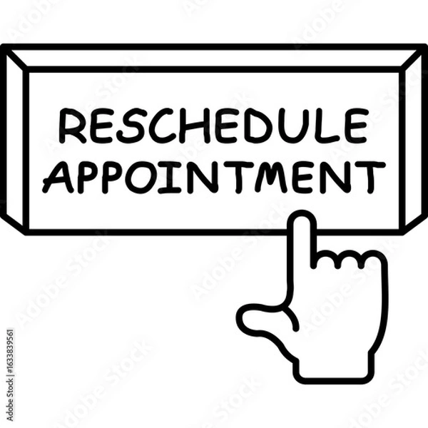 Obraz Reschedule Appointment Icon