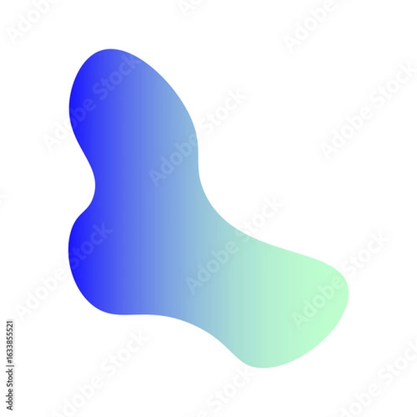 Fototapeta Blob Gradient Element