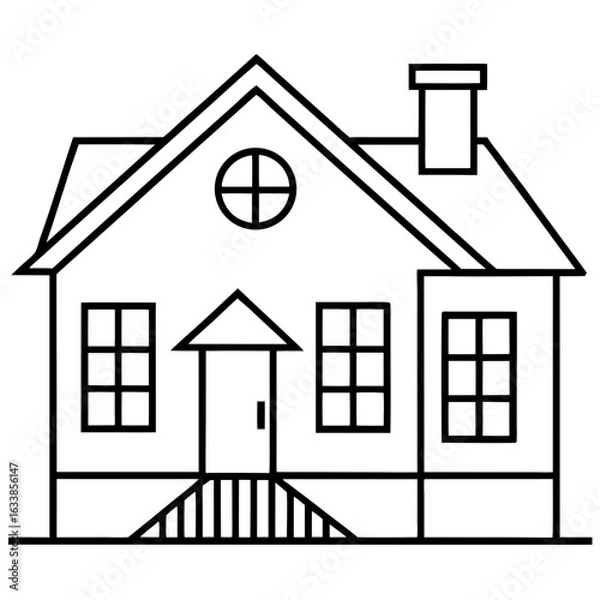 Obraz vector house icon