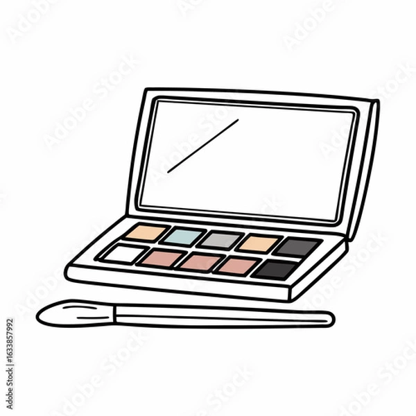 Fototapeta Eye shadow makeup product 