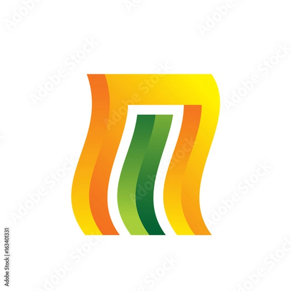 Obraz Abstract Letter M Logo