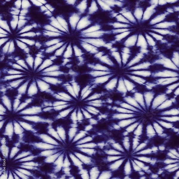 Fototapeta Seamless Print Shibori pattern and tie-dye allover textile Shibori allovers pattern design