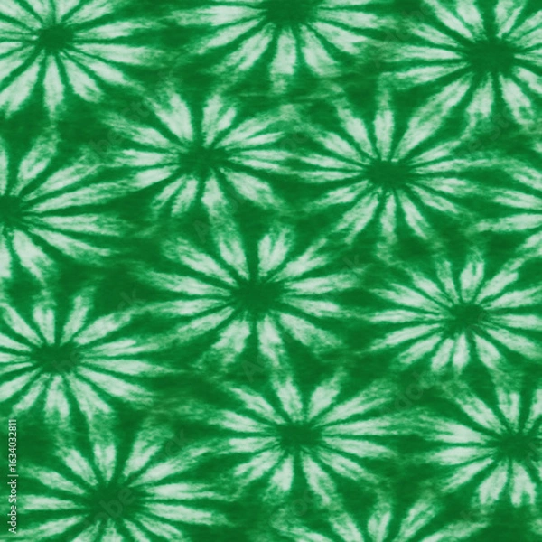 Fototapeta Seamless Print Shibori pattern and tie-dye allover textile Shibori allovers pattern design
