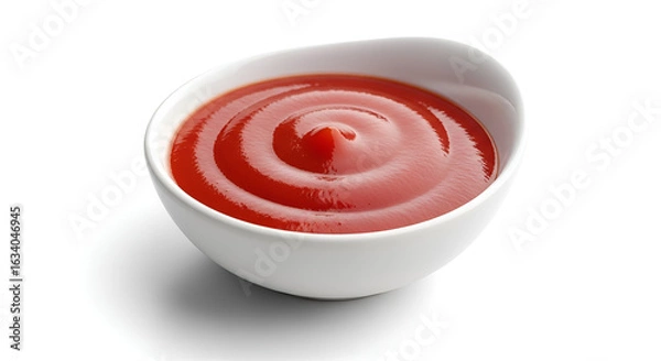 Fototapeta ketchup  on white background