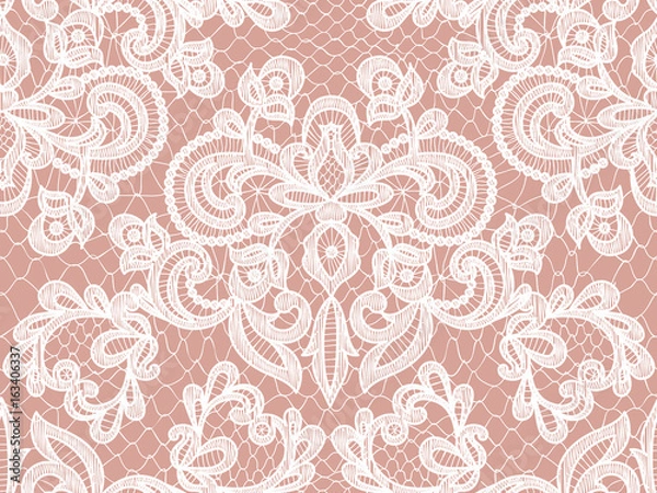 Obraz Seamless white lace