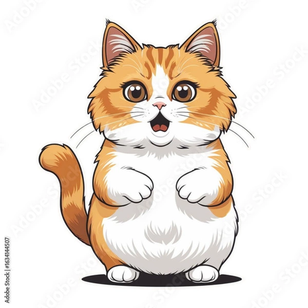 Fototapeta Surprised Cat