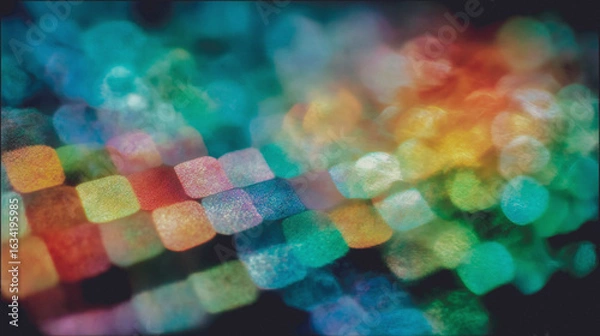 Obraz Abstract vibrant color background design, AI generated.