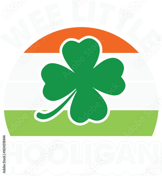 Obraz Wee Little Hooligan Funny St Patricks Day