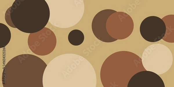 Obraz Abstract simple aestetic wood-toned bexkground texture with geometric shapes