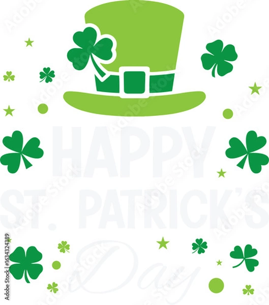 Obraz Happy St. Patrick's Day Irish Shamrock