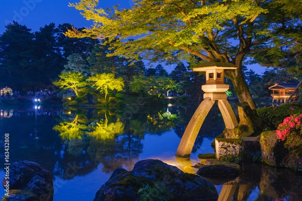 Obraz 兼六園夕景