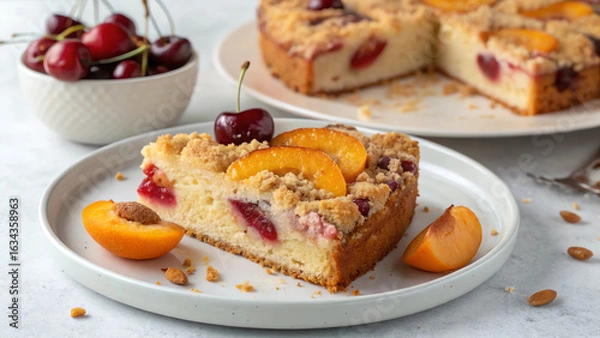 Obraz fruit cake with berries