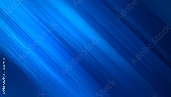 Obraz Abstract Blue Diagonal Stripes. (2)