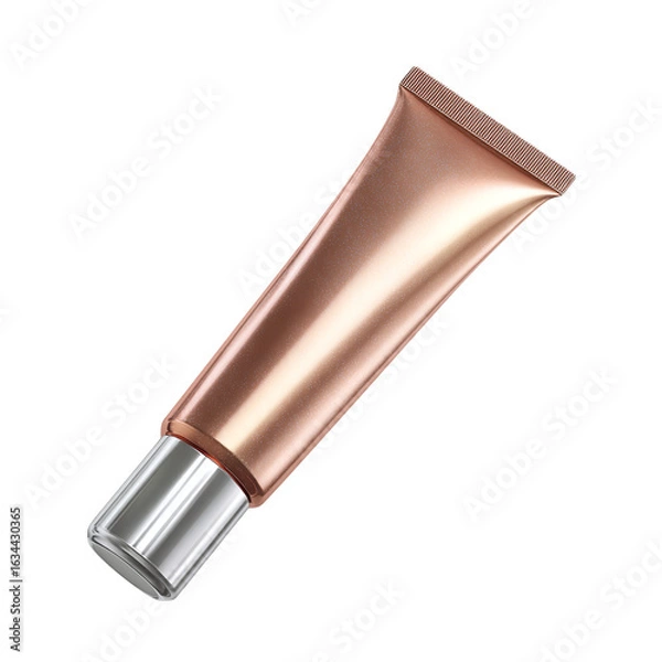 Fototapeta A luxury hand cream tube mock up isolated on transparent background