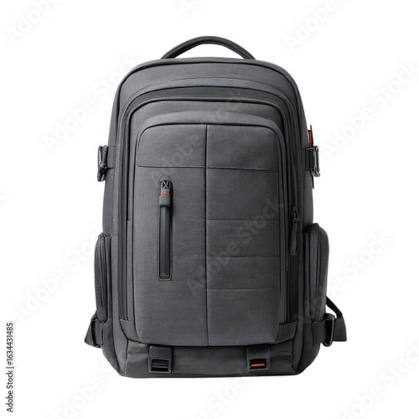 Fototapeta A padded camera backpack isolated on transparent background