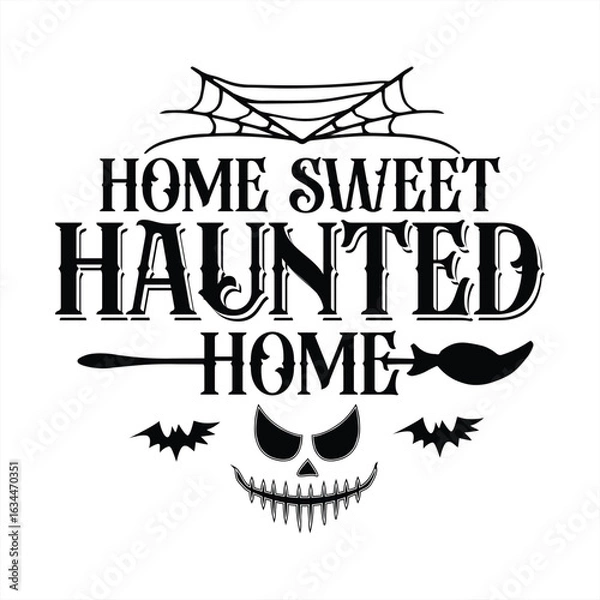 Obraz home sweet haunted home
