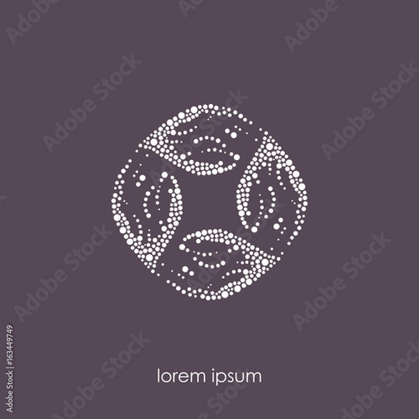 Obraz Abstract Symbol. Bubbles Design. Infinity. Technologies.