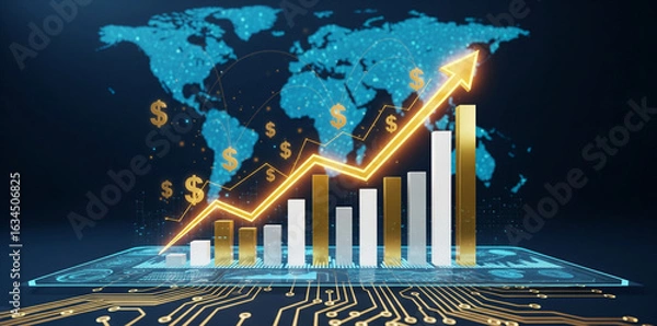 Fototapeta Global Currency Exchange Concept