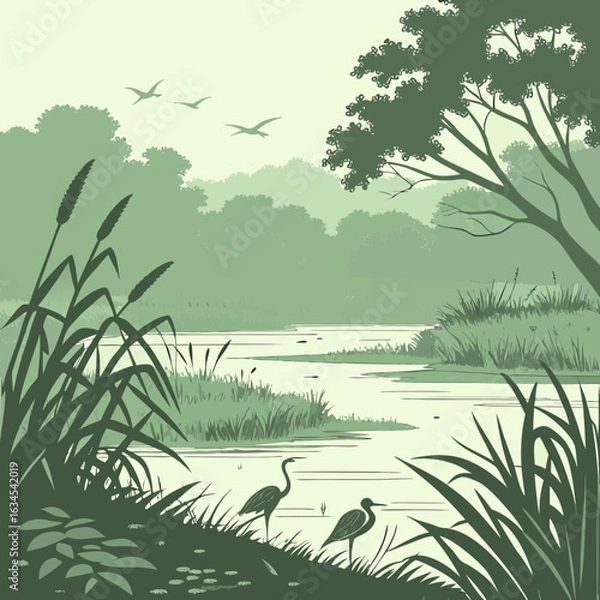 Fototapeta Landscape vector 