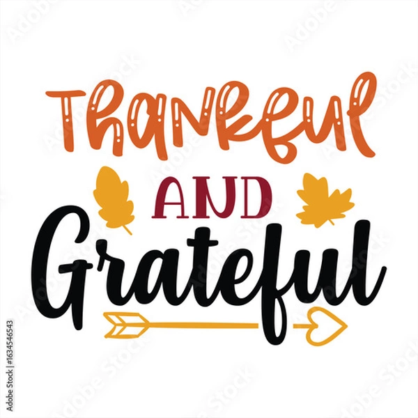 Obraz thankful and grateful