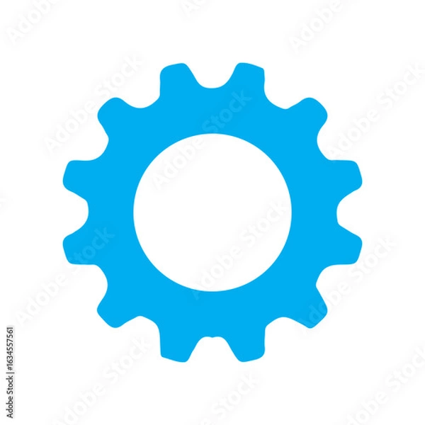 Fototapeta gear wheels isolated on white