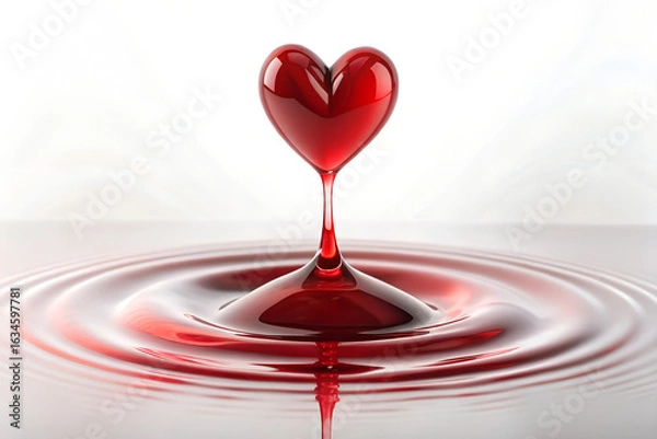 Obraz red wine splash