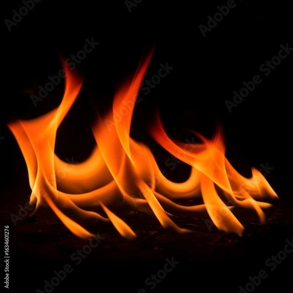 Fototapeta Generative AI, Abstract background image of flames