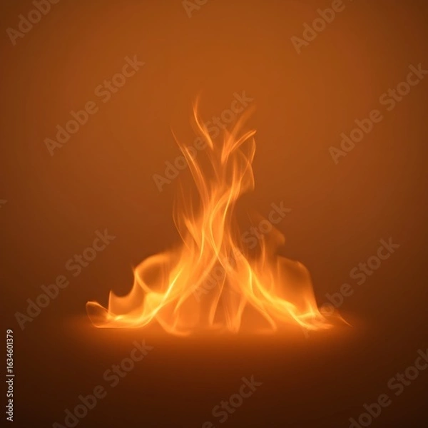 Fototapeta Generative AI, Abstract background image of flames