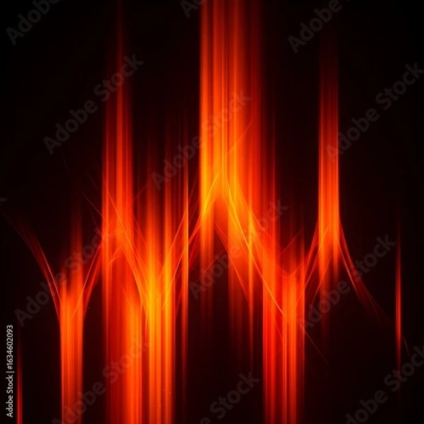 Fototapeta Generative AI, Abstract background image of flames