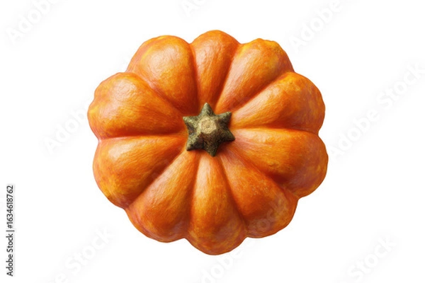Fototapeta Miniature Pumpkin Top View