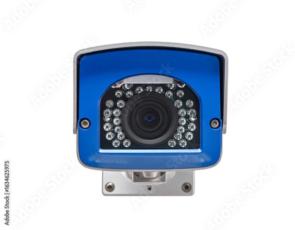 Fototapeta security camera isolated on white background
