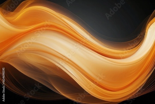 Fototapeta liquid bubble shapes on fluid gradient abstract background