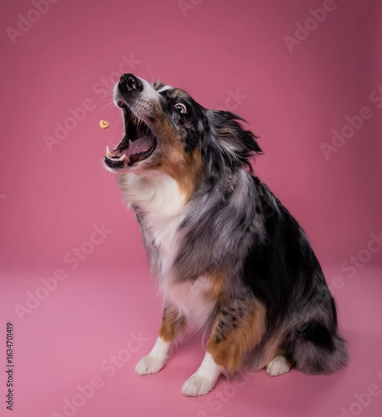 Fototapeta dog catching