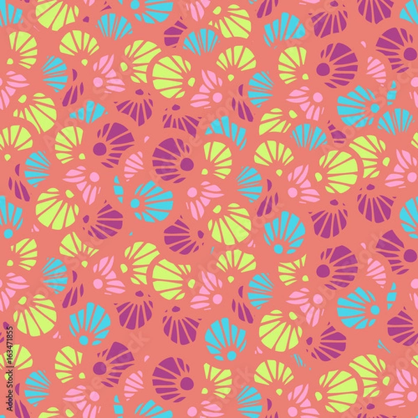 Fototapeta Flower seamless pattern