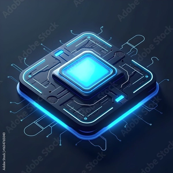 Obraz abstract technology background