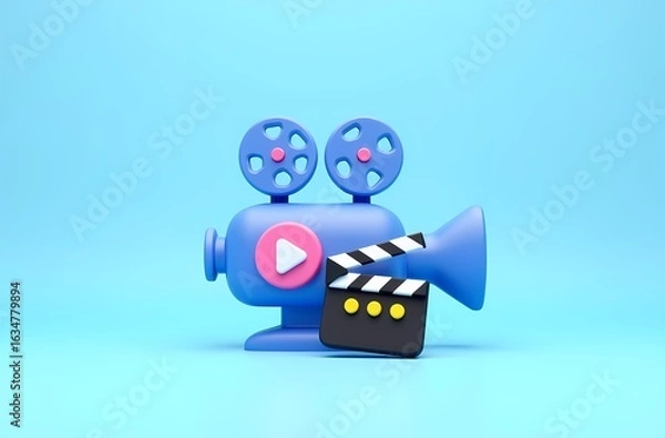 Obraz 3d movie icon