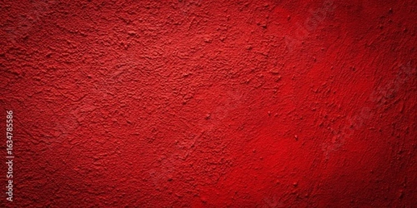 Obraz Textured Red Wall with Rugged Surface Variations