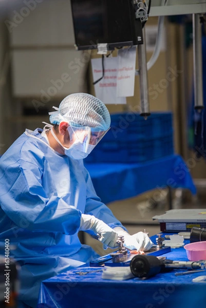 Obraz Surgery team in the operating room