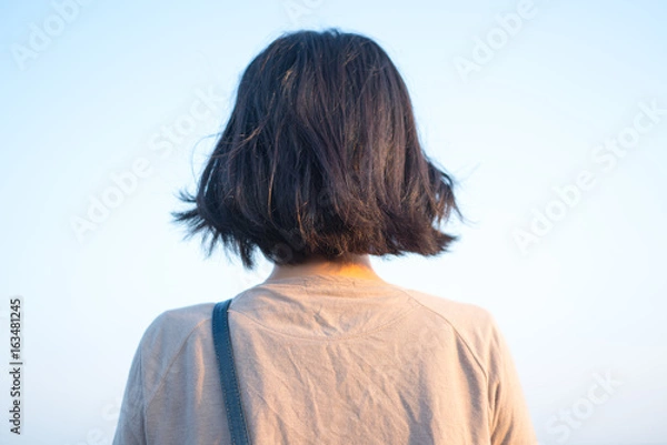 Fototapeta 女性, 後ろ姿