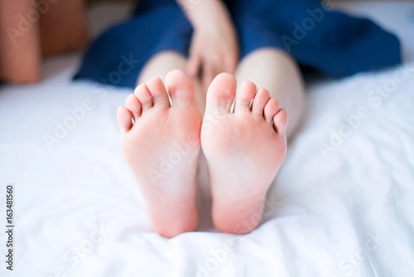 Fototapeta 女性の足の裏