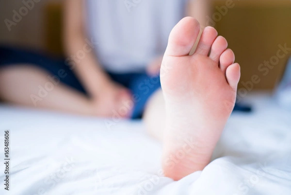 Fototapeta 女性の足の裏
