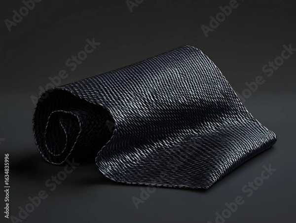 Obraz Dark Textured Material Close-up