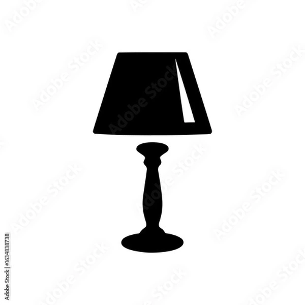 Obraz Table Lamp Icon Meaning Design & Interfaces