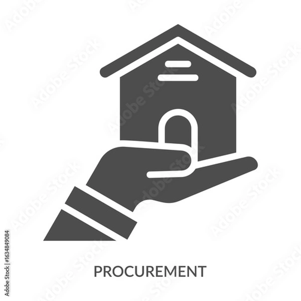 Obraz Procurement Icon Line Style. Design Vector Illustration