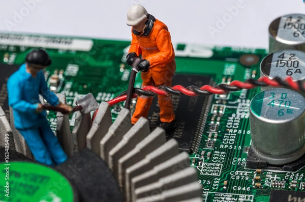 Obraz Computer Maintenance Team