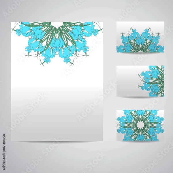 Obraz Set of blank templates.