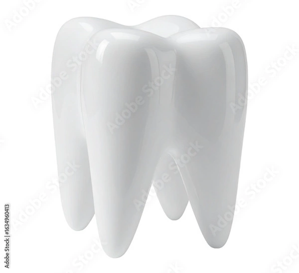 Fototapeta Isolated human tooth