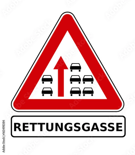Obraz Rettungsgasse 