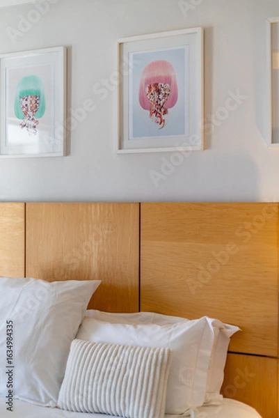 Fototapeta bedroom with bed