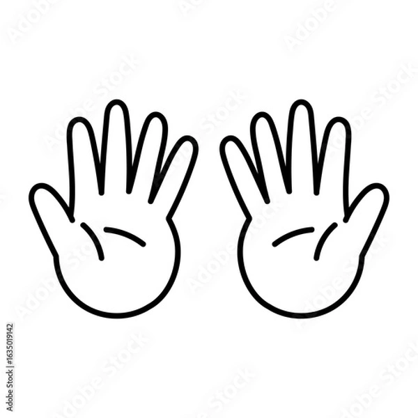 Fototapeta 手書き_指数字_ベクター素材_10_B